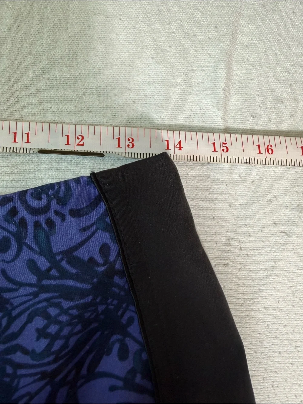 Forever 21 Purple Patterned High-Waist Shorts with Black Side Panels